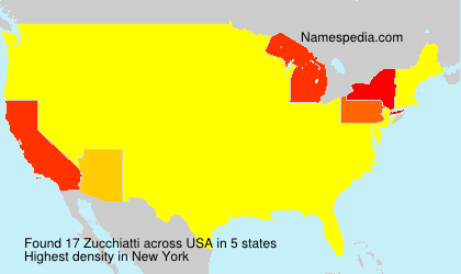 Surname Zucchiatti in USA Surname Zucchiatti in USA