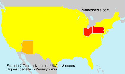Surname Zuchinski in USA Surname Zuchinski in USA