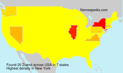 Surname Zuend in USA Surname Zuend in USA