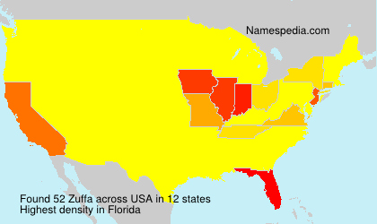 Surname Zuffa in USA Surname Zuffa in USA