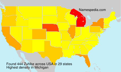 Surname Zuhlke in USA Surname Zuhlke in USA