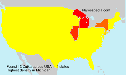 Surname Zuika in USA Surname Zuika in USA