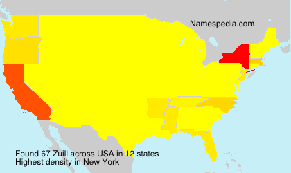 Surname Zuill in USA Surname Zuill in USA