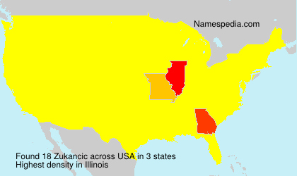 Surname Zukancic in USA Surname Zukancic in USA
