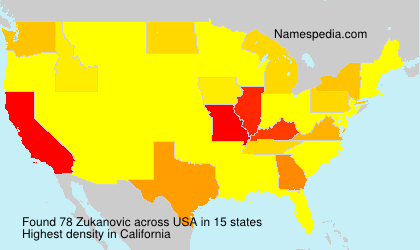 Surname Zukanovic in USA Surname Zukanovic in USA