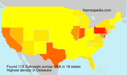 Surname Zulkowski in USA Surname Zulkowski in USA