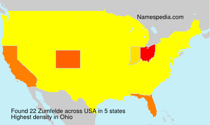 Surname Zumfelde in USA Surname Zumfelde in USA