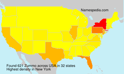 Surname Zummo in USA