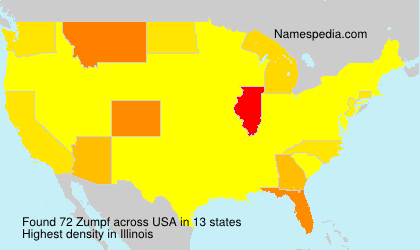 Surname Zumpf in USA Surname Zumpf in USA
