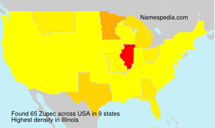 Surname Zupec in USA Surname Zupec in USA