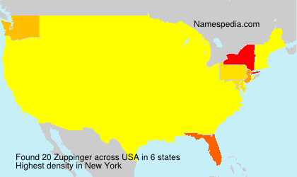 Surname Zuppinger in USA Surname Zuppinger in USA