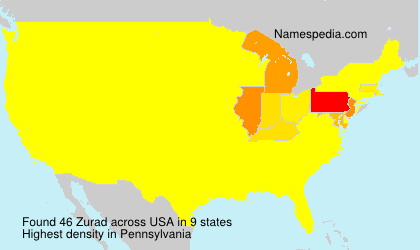 Surname Zurad in USA Surname Zurad in USA