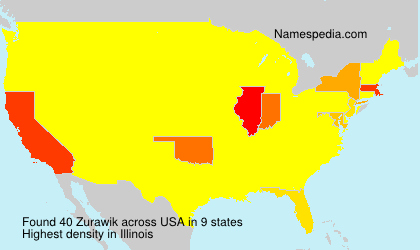Surname Zurawik in USA Surname Zurawik in USA