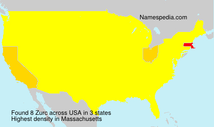 Surname Zurc in USA Surname Zurc in USA