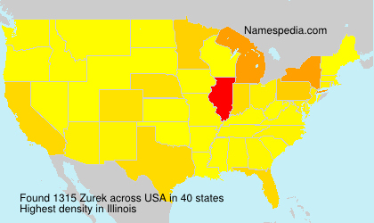 Surname Zurek in USA Surname Zurek in USA