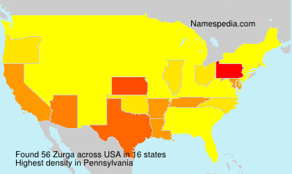 Surname Zurga in USA Surname Zurga in USA