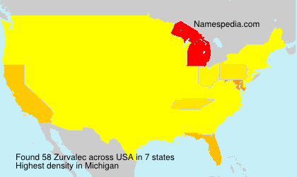 Surname Zurvalec in USA Surname Zurvalec in USA