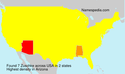 Surname Zuschke in USA Surname Zuschke in USA
