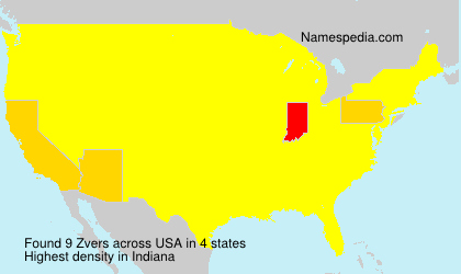 Surname Zvers in USA Surname Zvers in USA