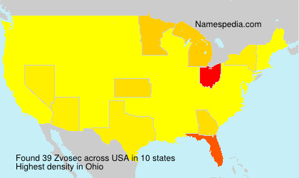 Surname Zvosec in USA Surname Zvosec in USA