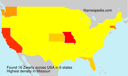 Surname Zwarts in USA Surname Zwarts in USA