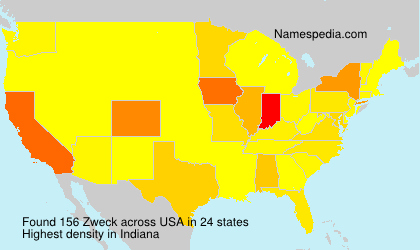 Surname Zweck in USA Surname Zweck in USA