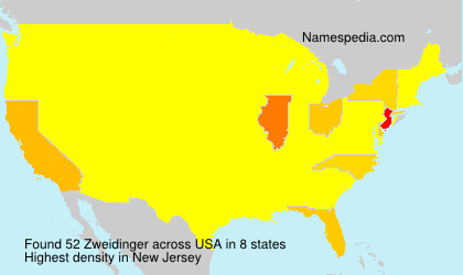 Surname Zweidinger in USA Surname Zweidinger in USA
