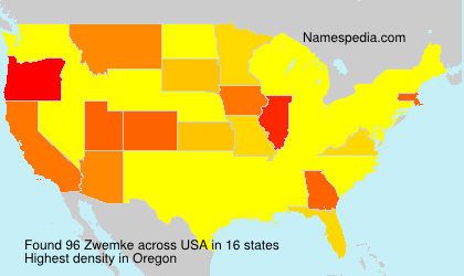 Surname Zwemke in USA Surname Zwemke in USA