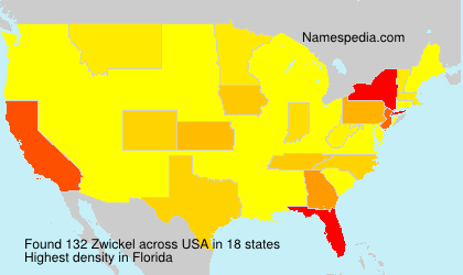 Surname Zwickel in USA Surname Zwickel in USA
