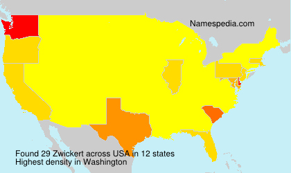 Surname Zwickert in USA Surname Zwickert in USA