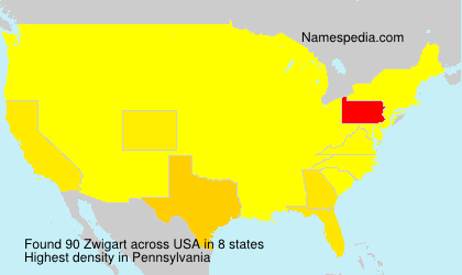 Surname Zwigart in USA Surname Zwigart in USA