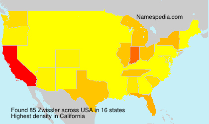 Surname Zwissler in USA Surname Zwissler in USA