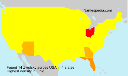 Surname Zwolsky in USA Surname Zwolsky in USA