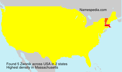 Surname Zwonik in USA Surname Zwonik in USA
