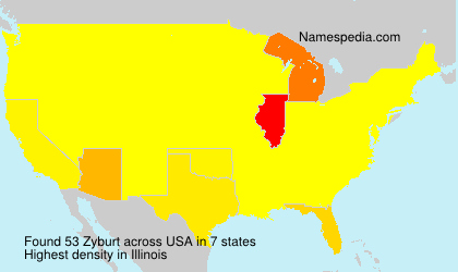 Surname Zyburt in USA