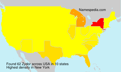 Surname Zydor in USA Surname Zydor in USA