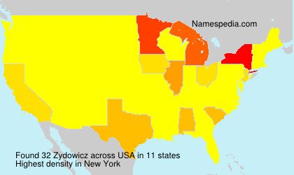 Surname Zydowicz in USA Surname Zydowicz in USA