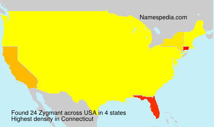 Surname Zygmant in USA