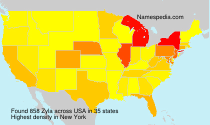 Surname Zyla in USA Surname Zyla in USA