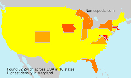 Surname Zylich in USA Surname Zylich in USA