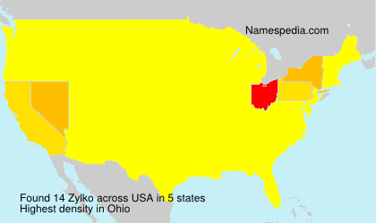 Surname Zylko in USA Surname Zylko in USA