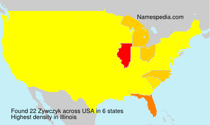 Surname Zywczyk in USA Surname Zywczyk in USA