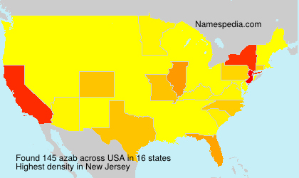Surname azab in USA Surname azab in USA