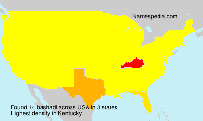 Surname bashadi in USA