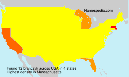 Surname branczyk in USA Surname branczyk in USA