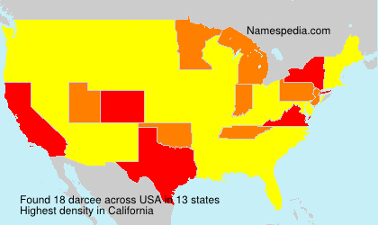 Surname darcee in USA Surname darcee in USA