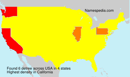 Surname detree in USA Surname detree in USA