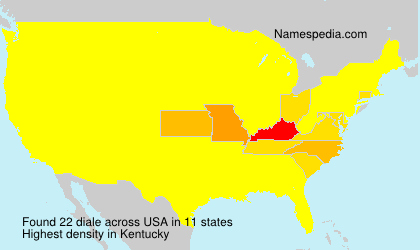Surname diale in USA Surname diale in USA