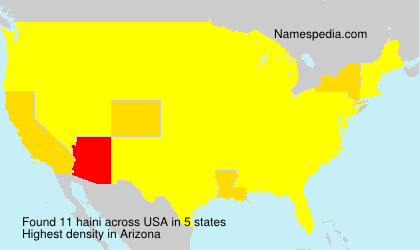 Surname haini in USA Surname haini in USA