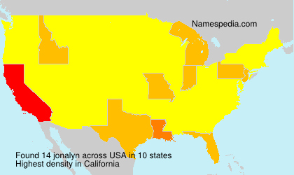 Surname jonalyn in USA Surname jonalyn in USA